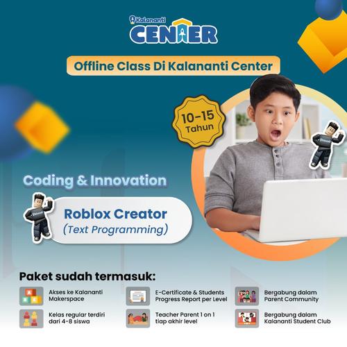 Jual Coding & Innovation - Roblox Creator (10-15 Tahun) - Offline Class ...