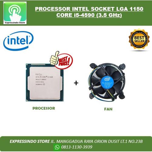 Processeur Intel Core I5-4590 - 3,3 GHz - 4 Cœurs - Socket LGA 1150 - Occasion Reconditionné Professionnellement