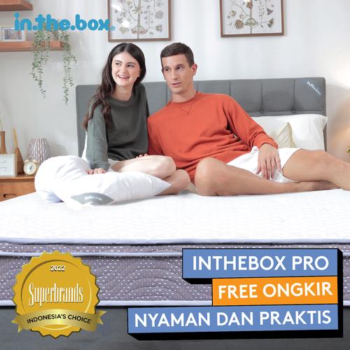 Promo Kasur Spring Bed IN THE BOX Pro FREE Bantal 140x200 Cicil 0