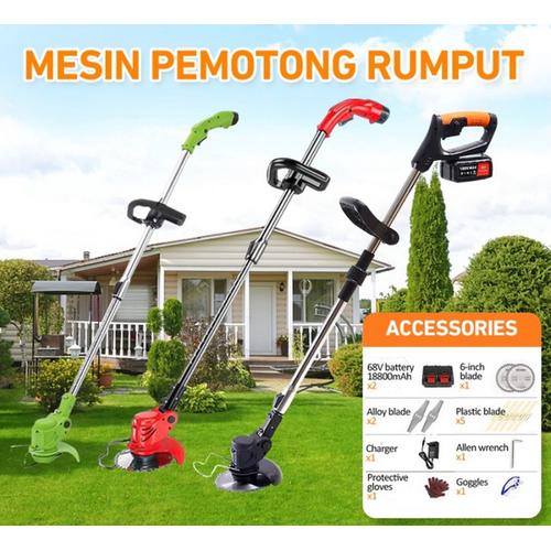 Jual Mesin Pemotong Pangkas Rumput Liar Tanaman Kebun Taman Super Tajam ...