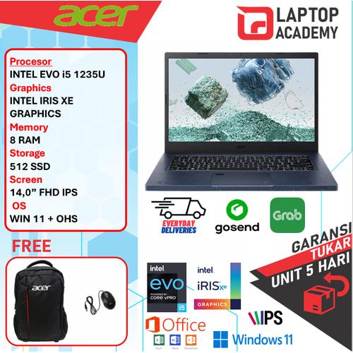 Jual Acer Aspire Vero AV14 Evo i5 1235U 8GB 512GB 14 Inch W11 Office