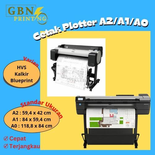 Jual Cetak Plotter | Gambar Plotter | Ukuran A2 | Hitam Putih | Kalkir ...