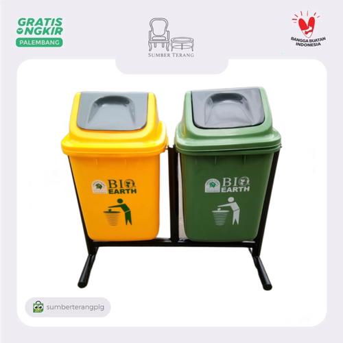Jual Tempat Sampah Organik Non Organik Tong Sampah Bio Earth 2 pilah