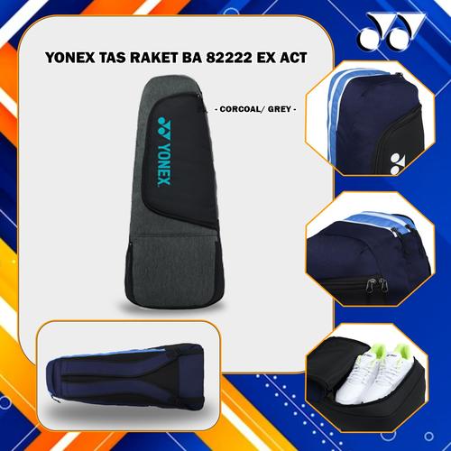 Promo TAS RANSEL ACTIVE RACKET BAG YONEX BA 82222 / BA82222 EX-CHARCOAL ...