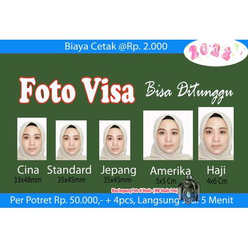 Jual CETAK PAS FOTO Ukuran 2x3 3x4 4x6 dan VISA - Jakarta Selatan ...