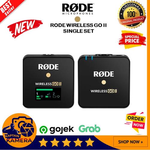 Jual RODE Wireless GO II Single Set Compact Wireless Microphone ...