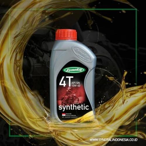 Jual SYNTHETIC 4T SAE 10W-40 API SN OLI MOTOR SYNERAL ASLI - 1 l - Kota ...