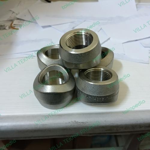 Jual Threadolet Stainless SS304 Class 3000 Drat 1/2" Inch Jakarta Barat VILLA TEKNIK PACKING