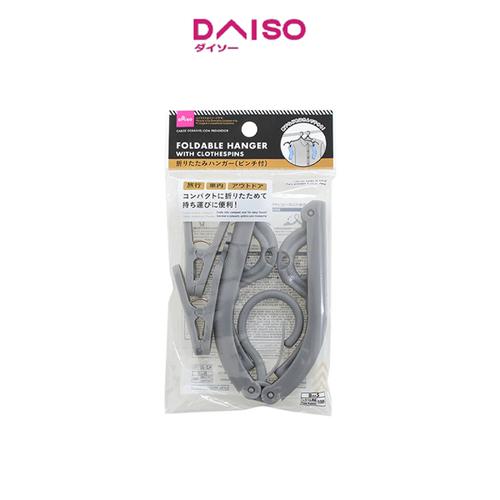 Jual Daiso Foldable Hanger With Clothespins Jakarta Pusat DAISO