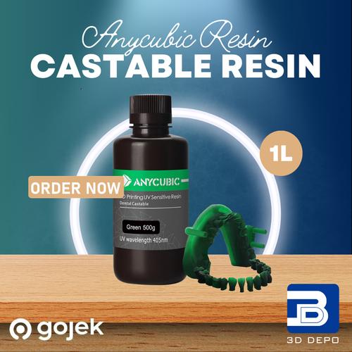 Jual Anycubic Dental Castable Resin 3D Printer Photon 500 Gram Stok