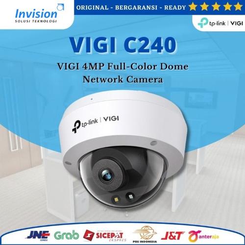 Jual TP LInk VIGI C240 4MP Full Color Dome Network iP Camera Indoor