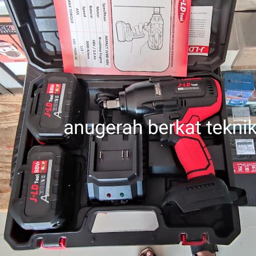 Jual JLD 88F CORDLESS IMPACT WRENCH TORSI BESAR 550 NM MESIN BOR BUKA