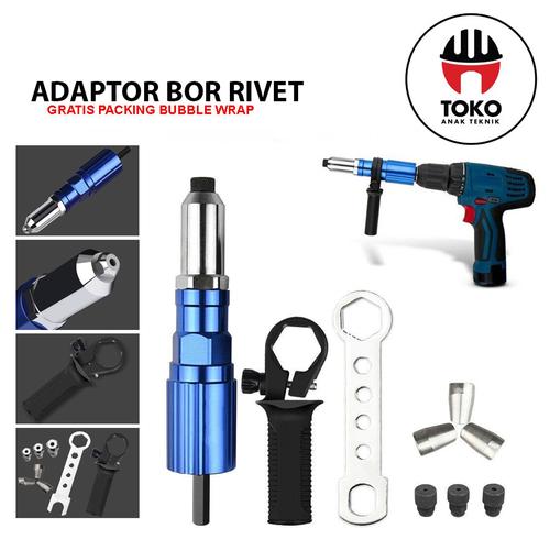 Jual Alat Rivet Tang Rivet Ripet Sambung Konverter Bor Rivet Gun ...