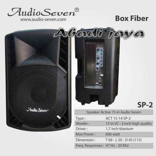 Jual speaker aktif audio seven 1514 sp2 600 watt x 2 garansi original