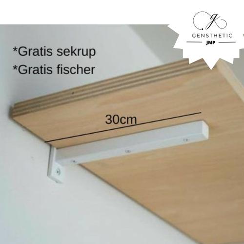 Jual Bracket Breket Rak Ambalan Rak gantung Besi Penyangga Rak Melayang ...