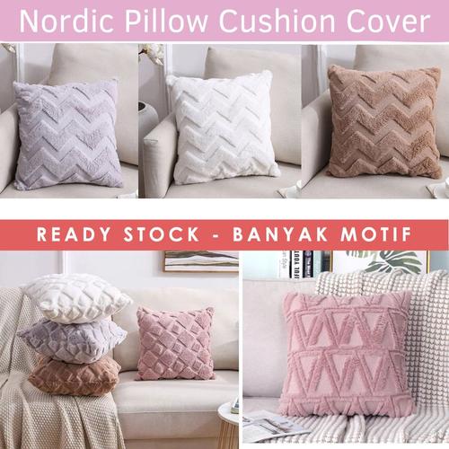 Jual Nordic Pillow Cushion Cover Sarung Bantal Sofa Kursi Tebal