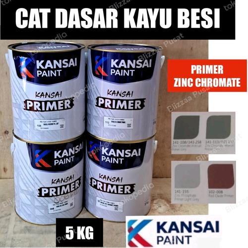 Jual Kansai Zinc Chromate 5kg Primer Grey 108 Cat Dasar Kayu Besi 5kg