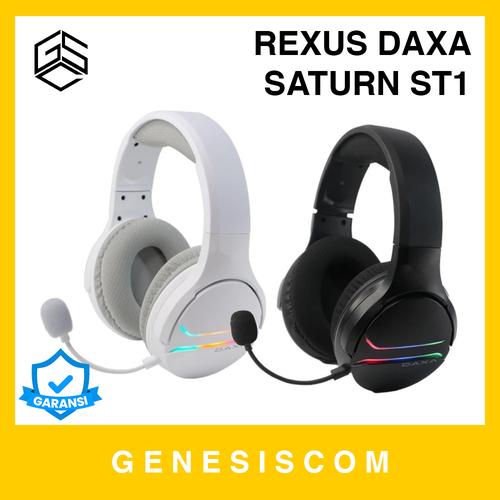 Jual Headphone Gaming REXUS DAXA Saturn ST1 Headset Bluetooth Wireless