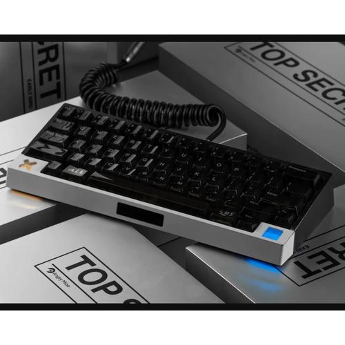 Promo Angry Miao Compact Touch 65 Mech Love (Silver + Engraved