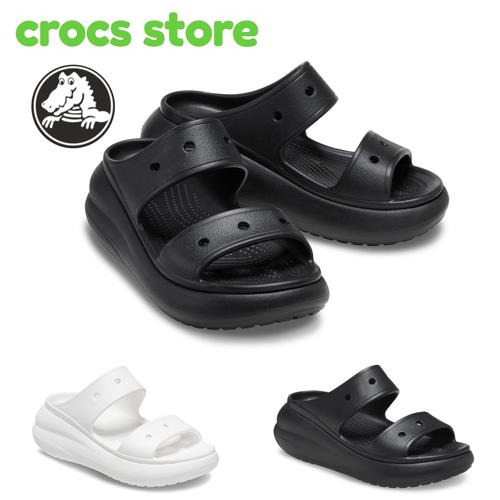 Jual SANDAL CROCS WANITA CLASSIC CRUSH SLIDE WOMEN White Bone