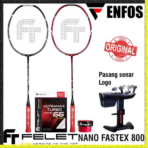Jual RAKET FELET NANO FASTEX 800 BADMINTON RESMI ORIGINAL + SENAR ...
