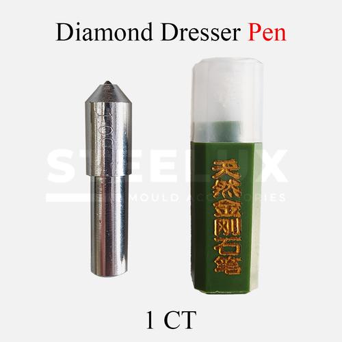 Uxcell Tapered Tip Diamond Dresser – 1.00 Ct, 0.43" Dia, For Truing Grinding Wheels On Bench Grinders