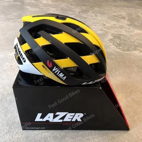 Jual Helm Sepeda Balap Lazer Genesis Jumbo Visma Edition Road Bike