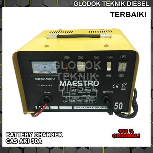Jual Battery Charger 50 Ampere A Cas Aki Motor & Mobil 50A Terbaik