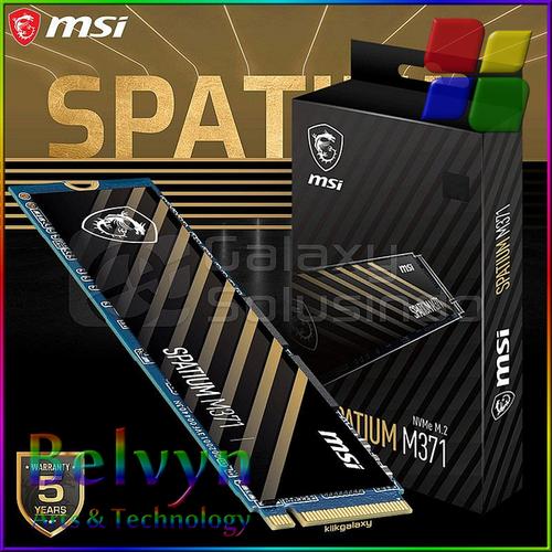 msi SPATIUM m371 2TB MSI M.2 2280 NVMe PCIe Gen3x4 SSD SPATIUM