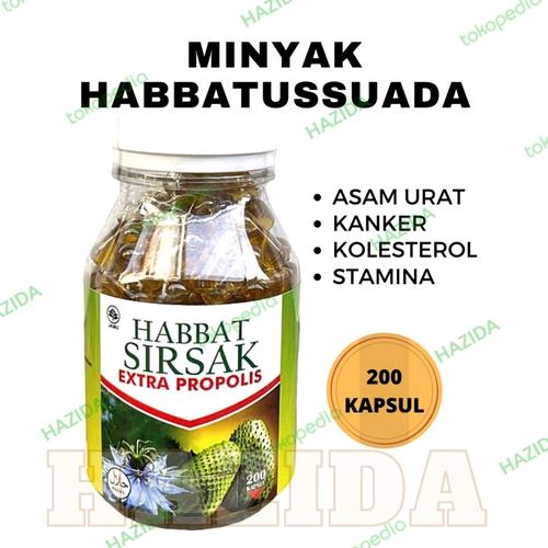 habbat sirsak plus propolis 200 kapsul minyak habbatussauda habatusauda habatussauda habbatusauda habatusaudah obat herbal kanker kangker darah leukimia payudara serviks kista miom miyom tenggorokan prostat anti tumor herbal anti kanker alami