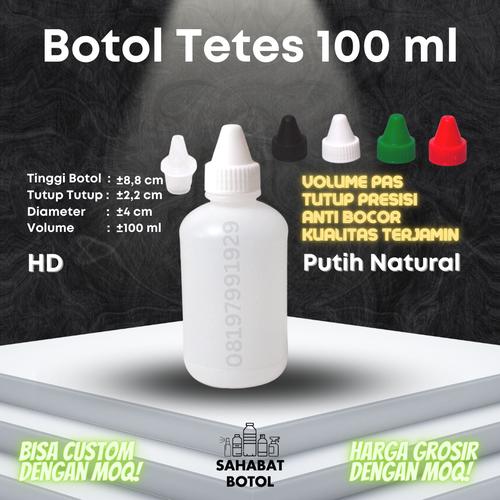 Jual BOTOL TETES 100 ML NON SEGEL ESEN ESSEN BOTOL KOSONG HDPE ...
