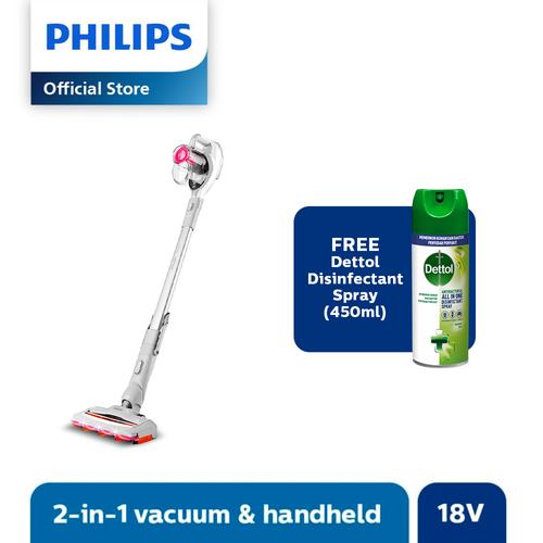 Promo Philips Vacuum Cleaner Top Motor Stick 18V FC6723 +Dettol