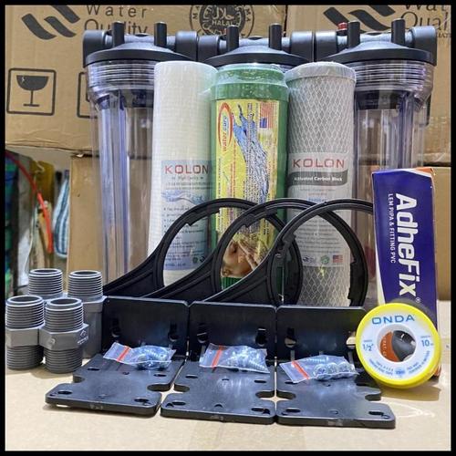 Jual Paket Filter Air Payau Berbau 3 Tahap Sedimen Resin Cto Terlaris
