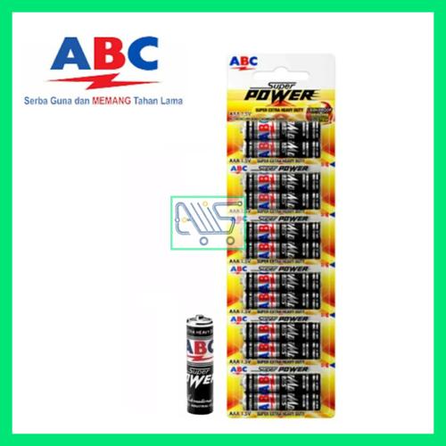 Jual Battery ABC Super Power AAA A3 R03 1.5V - Kota Denpasar - meBALI ...