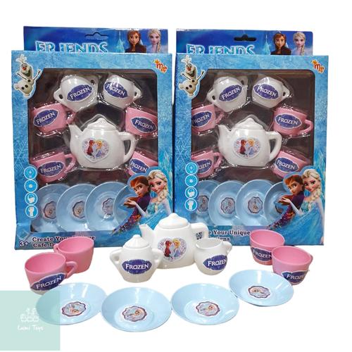 Jual Mainan Anak Perempuan Teko Set Frozen Elsa Anna Tea Set MT164-2 ...