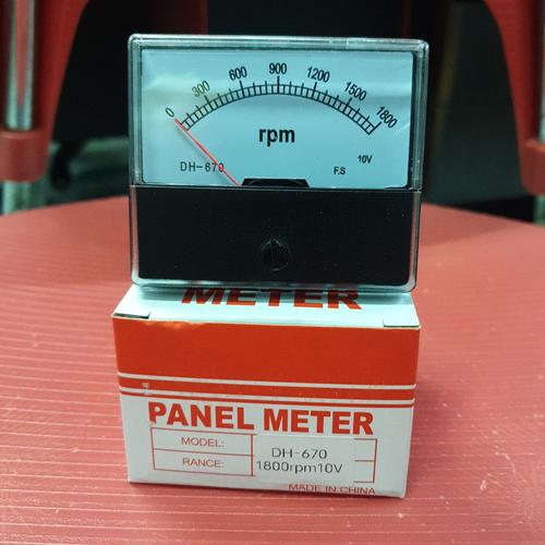 Rpm Panel Jual RPM Meter Panel Meter DH-670 DH670 1800RPM 10V - Kota Surabaya ...