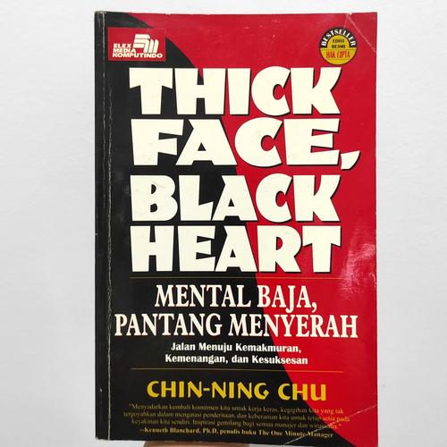 Promo Buku Thick Face Black Heart Chin Ning Chu Jakarta Utara