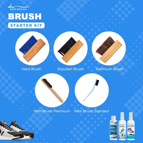 Promo Sikat Sepatu Bulu Kuda Shoe Brush Premium Soft Hard Cleaning