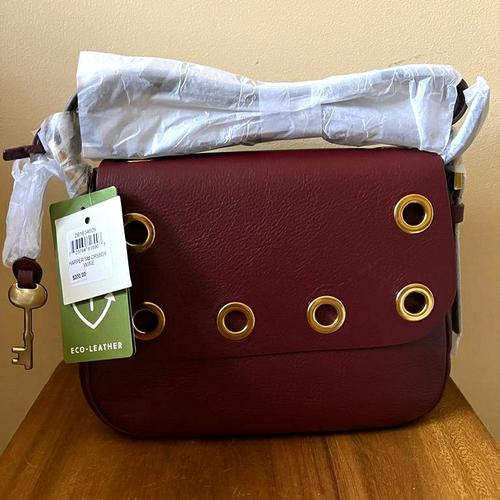 Jual tasFOSSIL harper small crossbody wine Kota Depok