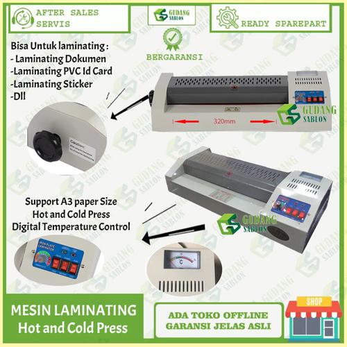 Jual Mesin Laminator / Laminating A3 ( Dokumen, PVC ID CARD, Laminasi