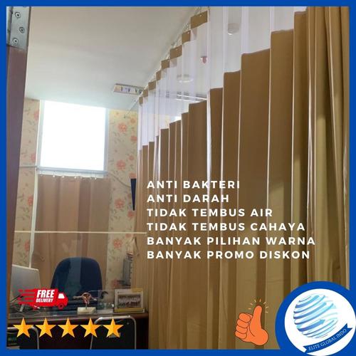 Jual PVC Hospital Curtain Tirai sekat ruang pasien/igd/ugd rumah