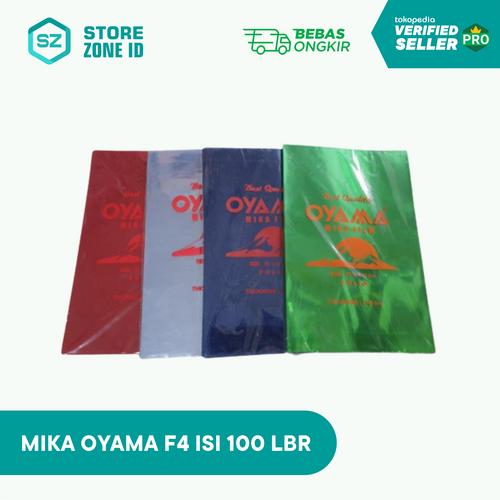 Jual Plastik Mika Oyama Film Warna / Cover Jilid Folio F4 Isi 100 Lbr ...