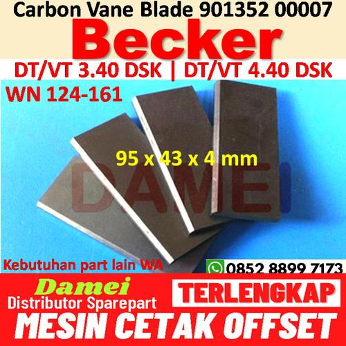 Carbon Vane For Becker Pump KDT KVT2.140 3.140KL1.140 4pcs - Foto 5