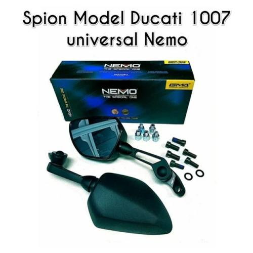 Jual Spion Ducati NEMO 1007 Universal Nmax Aerox Xmax Vario PCX Mio Dll ...