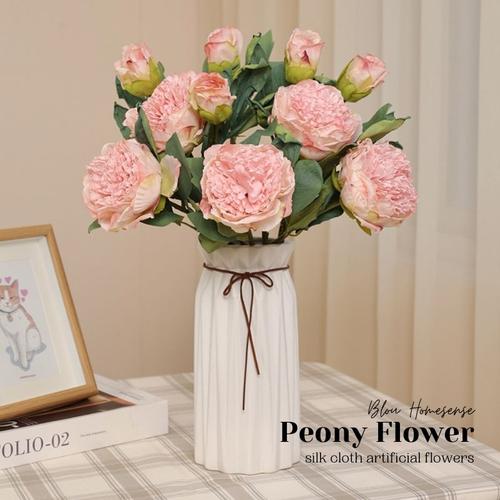Jual Bunga Peony Artificial Flower Bunga Palsu Pajangan Dekorasi