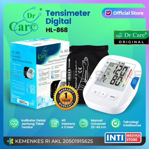 Jual DR CARE - Tensimeter Digital HL 868 | Tensi Ukur Tekanan Darah ...
