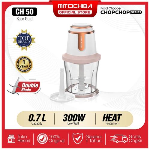 Gambar Food Chopper Mitochiba CH 50 CH50 0,7 Liter Blender Bumbu Daging - CH50 ROSEGOLD dari WIJAYA ELEKTRONIK SEMARANG_NEW undefined Tokopedia