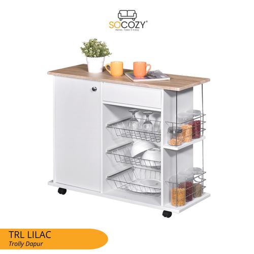 Jual RAK TROLI SERBAGUNA MINIMALIS PUTIH RODA ELEGAN TERBARU - Kab ...