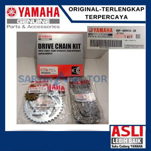 Jual Chain & Sprocket Kit Gear Set Yamaha Byson (45PWF01A20
