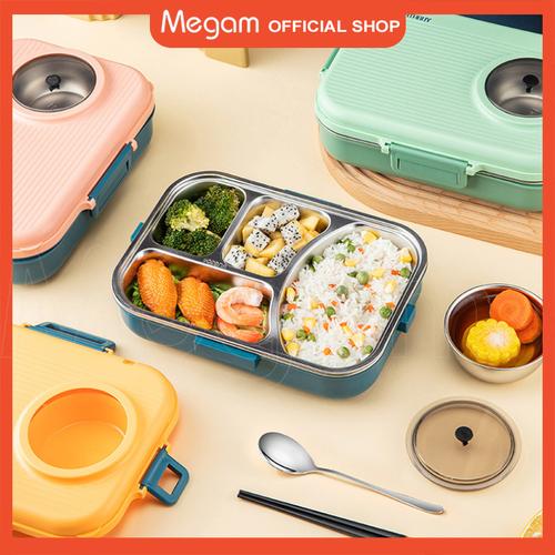 Promo Megam Kotak Makan Lunch Box Stainless Tahan Panas Tempat Bekal ...